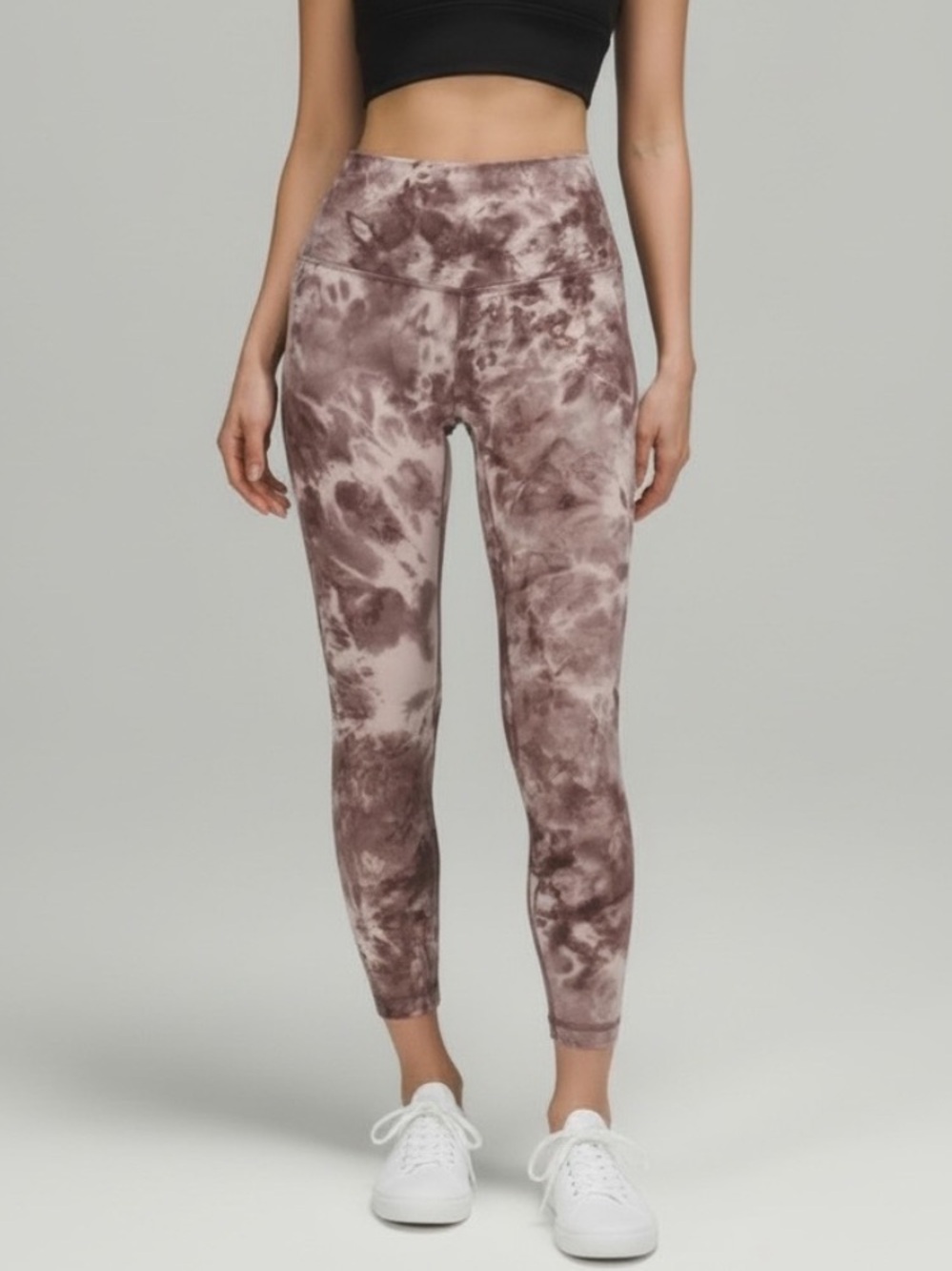 Lululemon Align High Rise Pant 25" Diamond Dye Mink Berry Lunar Rock Size 6 - Picture 2 of 8
